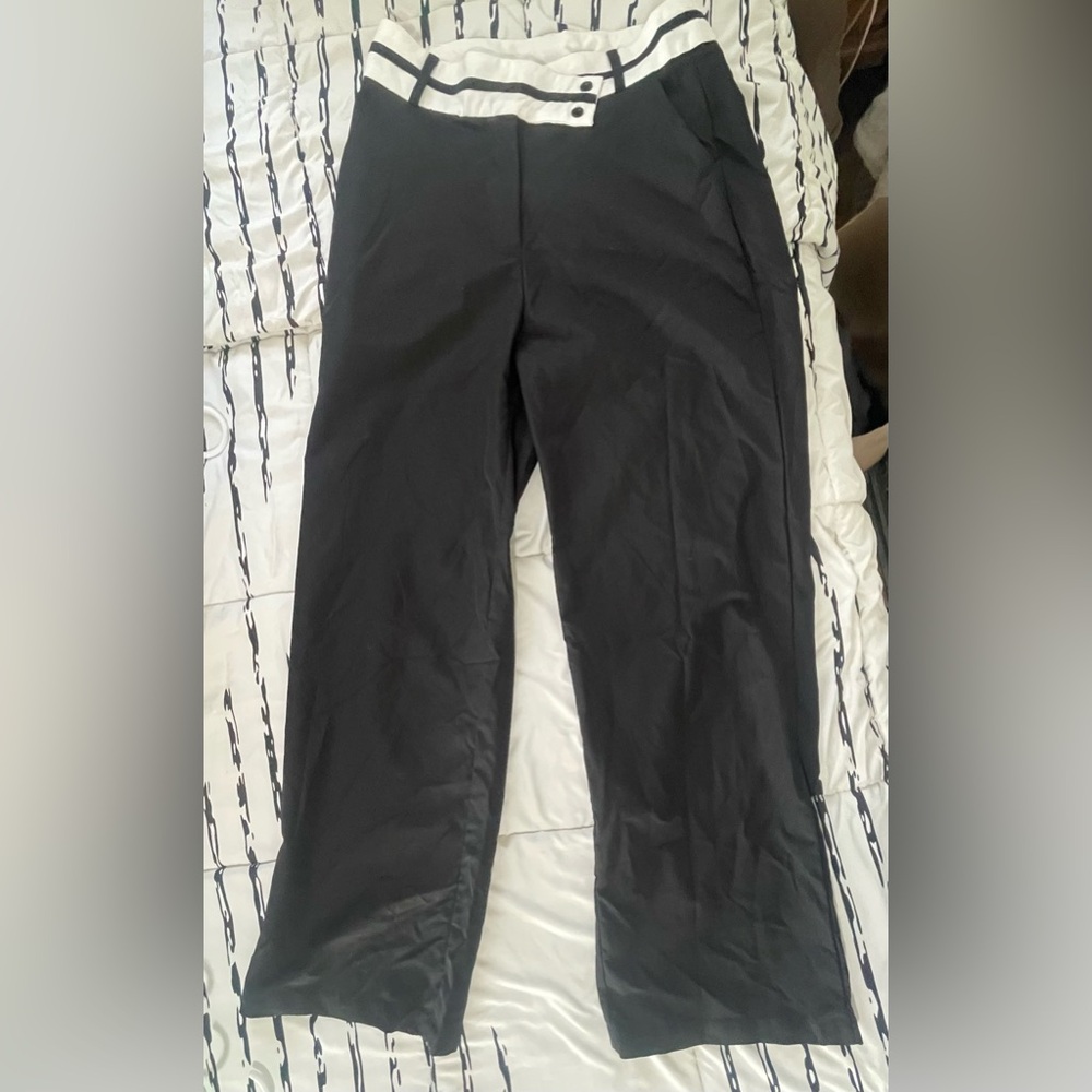 Black and White Pants